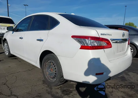 2015 Nissan Sentra Sv from USA, damaged, VIN 3N1AB7AP1FL690889
